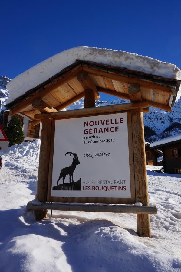 Hotel Garni Les Bouquetins Zinal Eksteriør billede
